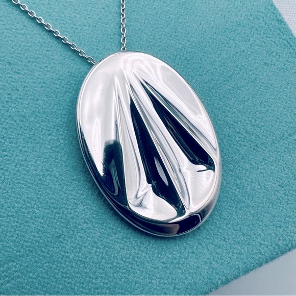 RARE 1979 Tiffany & Co Ag 1000 Silver LIBRA Zodiac Necklace with PACKAGING - Picture 3 of 9